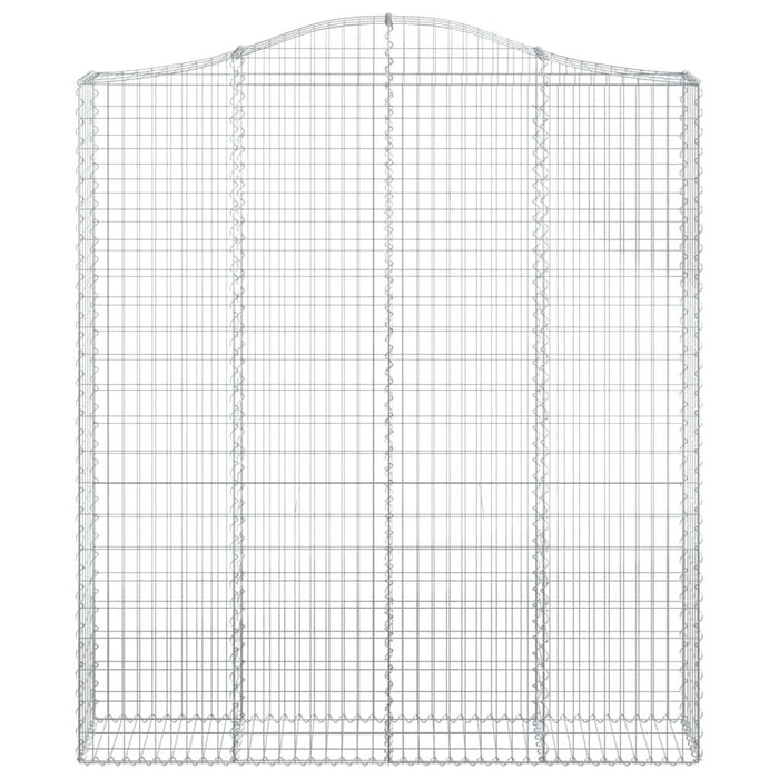 Coș gabion arcuit, 200x30x220/240, fier galvanizat - WALTI WALTI