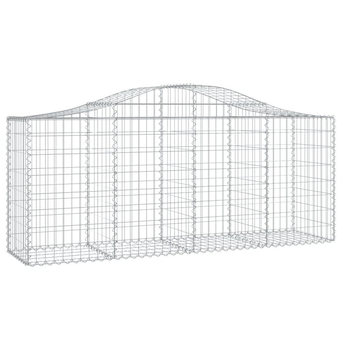 Coș gabion arcuit 200x50x80/100 cm fier galvanizat - WALTI WALTI