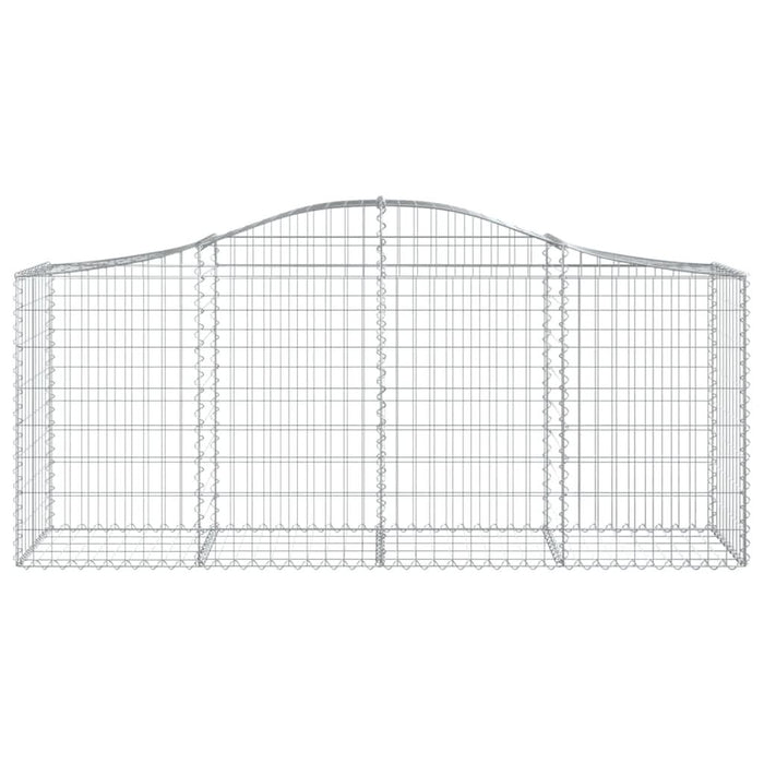 Coș gabion arcuit 200x50x80/100 cm fier galvanizat - WALTI WALTI