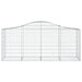 Coș gabion arcuit 200x50x80/100 cm fier galvanizat - WALTI WALTI