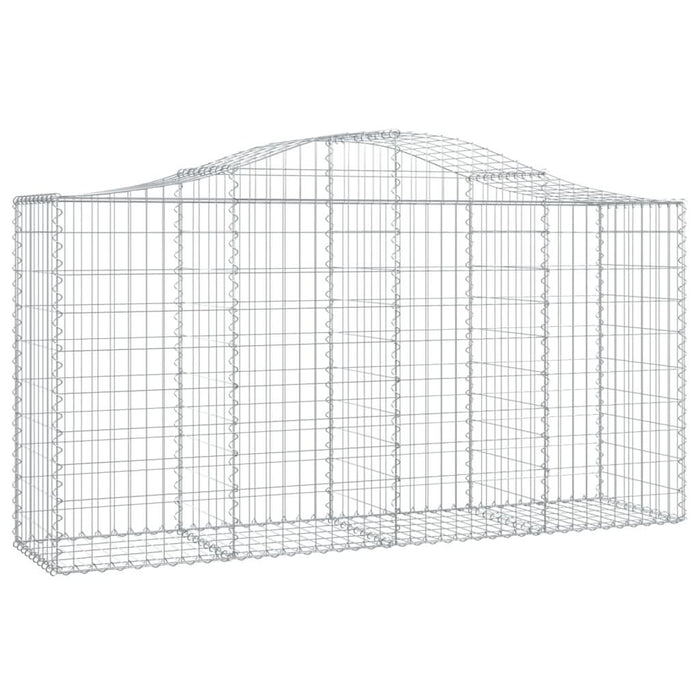 Coș gabion arcuit 200x50x100/120 cm fier galvanizat - WALTI WALTI