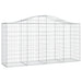 Coș gabion arcuit 200x50x100/120 cm fier galvanizat - WALTI WALTI