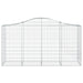Coș gabion arcuit 200x50x100/120 cm fier galvanizat - WALTI WALTI