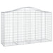 Coș gabion arcuit 200x50x120/140 cm fier galvanizat - WALTI WALTI