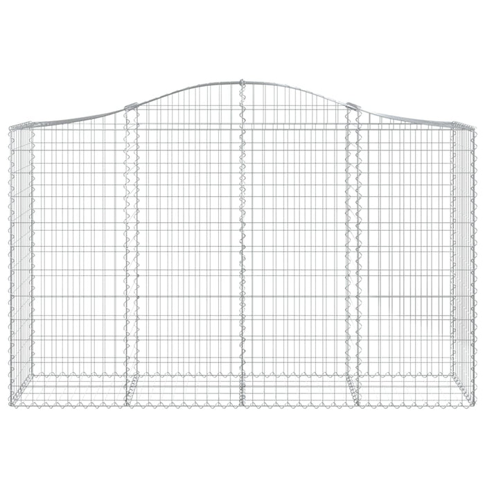 Coș gabion arcuit 200x50x120/140 cm fier galvanizat - WALTI WALTI