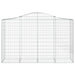 Coș gabion arcuit 200x50x120/140 cm fier galvanizat - WALTI WALTI