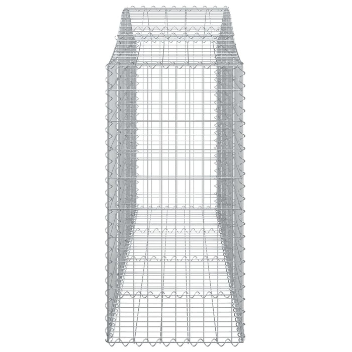 Coș gabion arcuit 200x50x120/140 cm fier galvanizat - WALTI WALTI