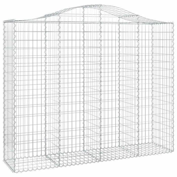 Coș gabion arcuit, 200x50x160/180 cm, fier galvanizat - WALTI WALTI