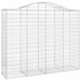 Coș gabion arcuit, 200x50x160/180 cm, fier galvanizat - WALTI WALTI