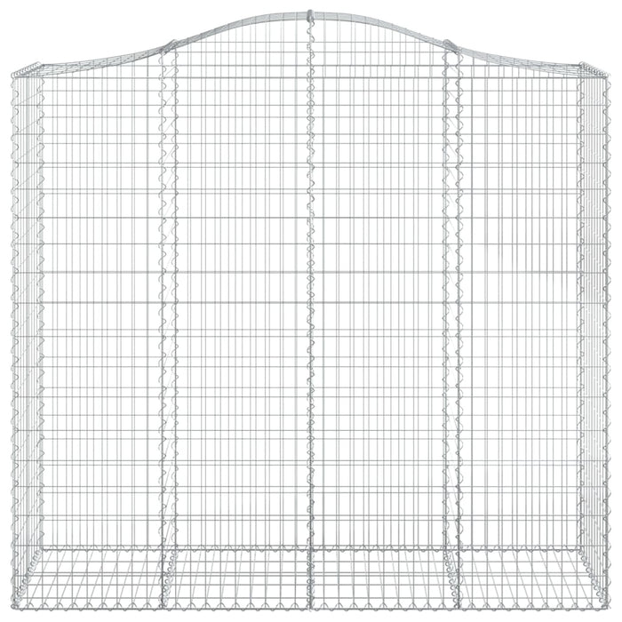 Coș gabion arcuit, 200x50x180/200 cm, fier galvanizat - WALTI WALTI