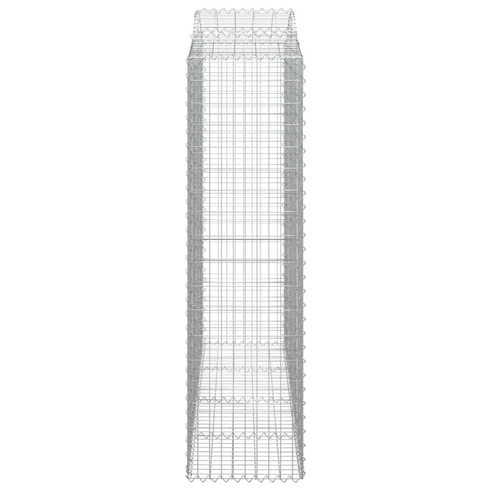 Coș gabion arcuit, 200x50x180/200 cm, fier galvanizat - WALTI WALTI