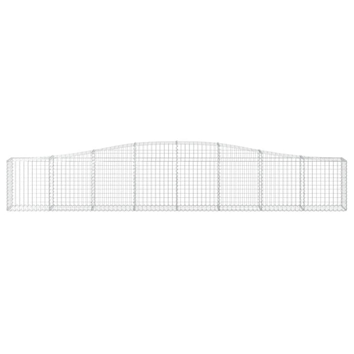 Coș gabion arcuit 400x30x60/80 cm fier galvanizat - WALTI WALTI