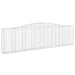 Coș gabion arcuit 400x30x100/120 cm fier galvanizat - WALTI WALTI