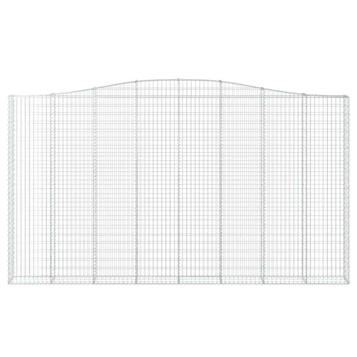 Coș gabion arcuit 400x30x220/240 cm fier galvanizat - WALTI WALTI
