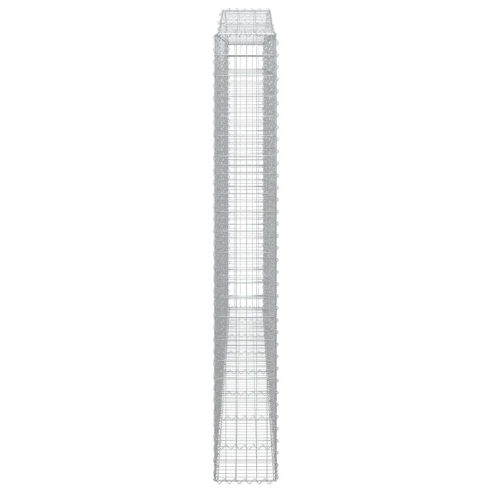 Coș gabion arcuit 400x30x220/240 cm fier galvanizat - WALTI WALTI