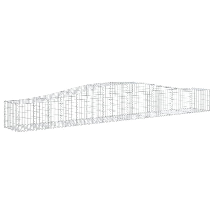 Coș gabion arcuit 400x50x40/60 cm fier galvanizat - WALTI WALTI