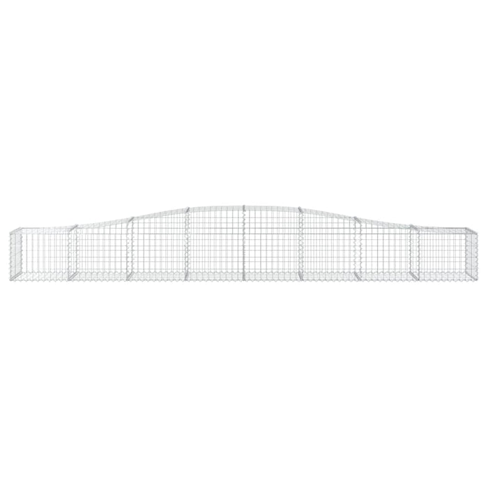 Coș gabion arcuit 400x50x40/60 cm fier galvanizat - WALTI WALTI