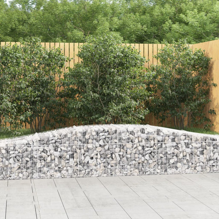 Coș gabion arcuit 400x50x40/60 cm fier galvanizat - WALTI WALTI