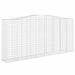 Coș gabion arcuit, 400x50x180/200 cm, fier galvanizat - WALTI WALTI