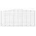 Coș gabion arcuit, 400x50x180/200 cm, fier galvanizat - WALTI WALTI
