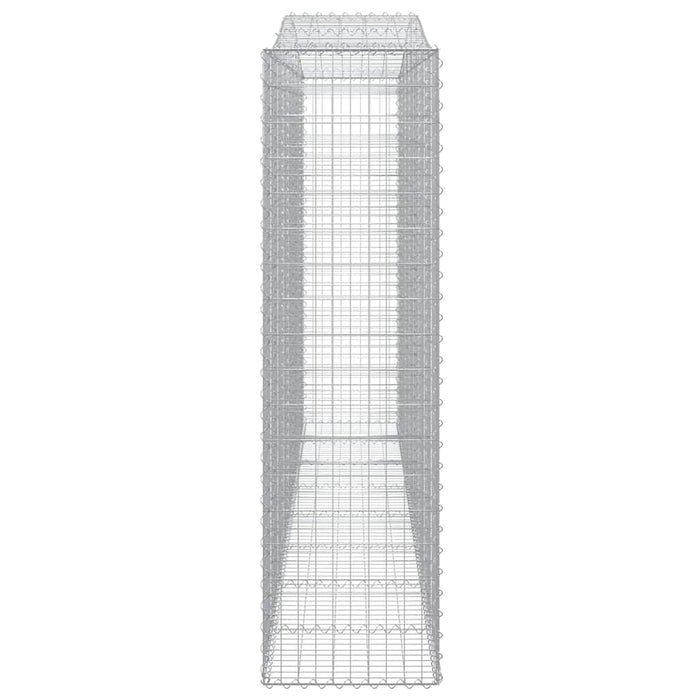 Coș gabion arcuit, 400x50x180/200 cm, fier galvanizat - WALTI WALTI