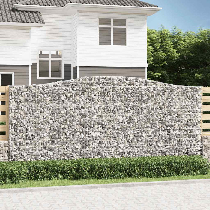 Coș gabion arcuit, 400x50x180/200 cm, fier galvanizat - WALTI WALTI