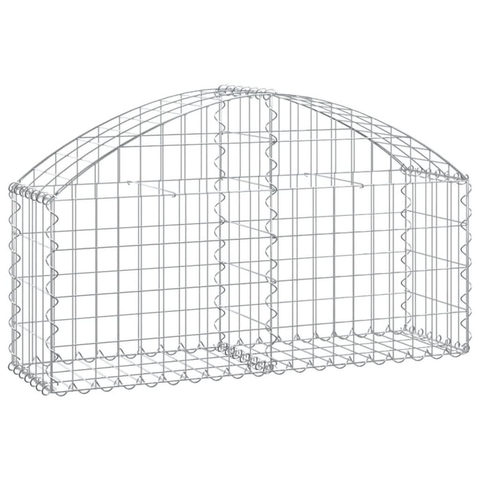 Coș gabion arcuit, 100x30x40/60 cm, fier galvanizat - WALTI WALTI