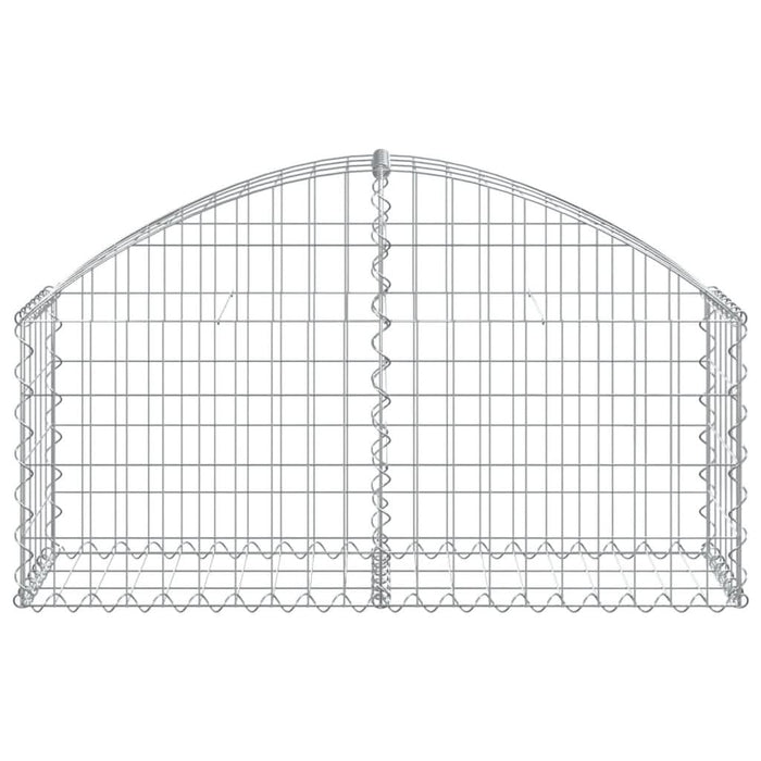 Coș gabion arcuit, 100x30x40/60 cm, fier galvanizat - WALTI WALTI