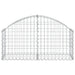 Coș gabion arcuit, 100x30x40/60 cm, fier galvanizat - WALTI WALTI