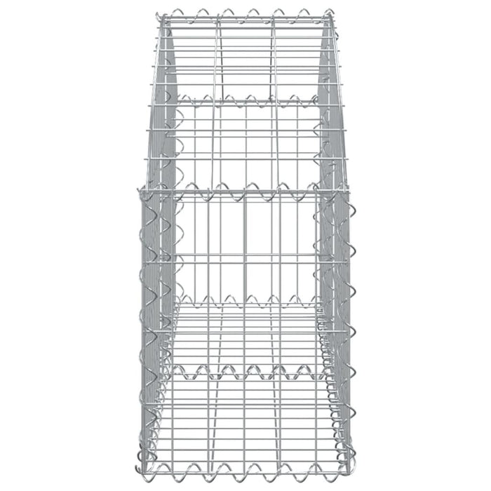 Coș gabion arcuit, 100x30x40/60 cm, fier galvanizat - WALTI WALTI