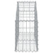 Coș gabion arcuit, 100x30x40/60 cm, fier galvanizat - WALTI WALTI