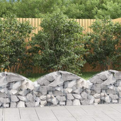 Coș gabion arcuit, 100x30x40/60 cm, fier galvanizat - WALTI WALTI