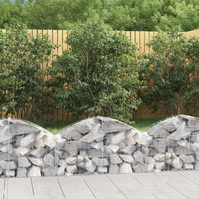Coș gabion arcuit, 100x30x40/60 cm, fier galvanizat - WALTI WALTI