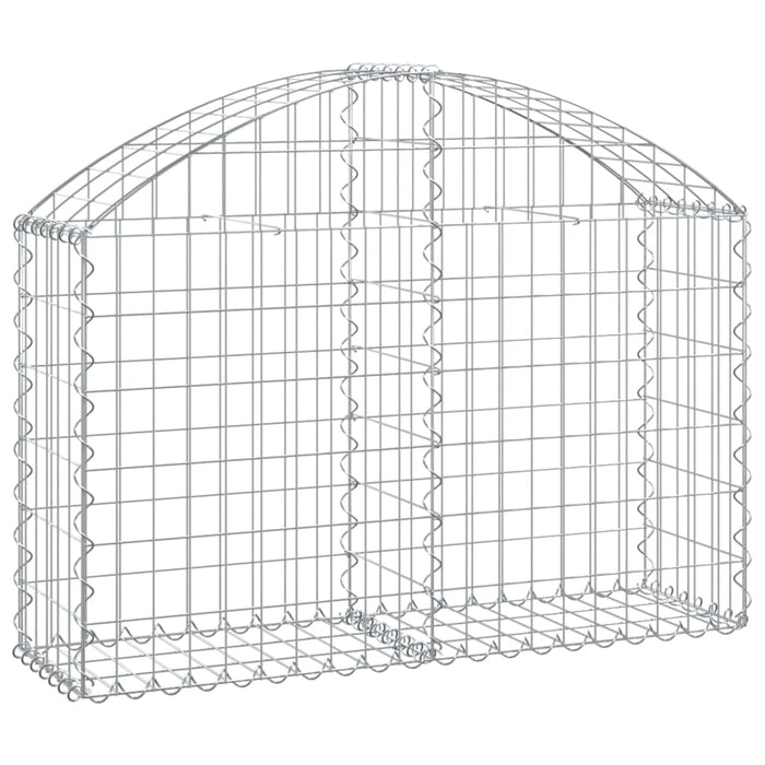 Coș gabion arcuit, 100x30x60/80 cm, fier galvanizat - WALTI WALTI