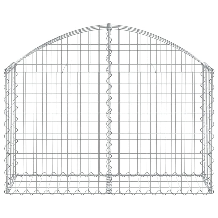 Coș gabion arcuit, 100x30x60/80 cm, fier galvanizat - WALTI WALTI
