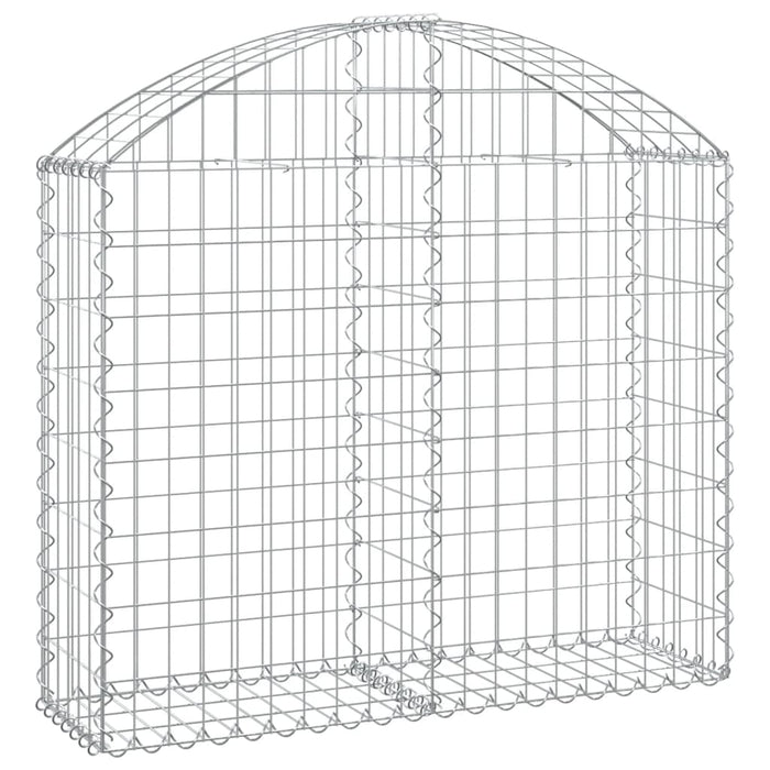 Coș gabion arcuit, 100x30x80/100 cm, fier galvanizat - WALTI WALTI