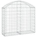Coș gabion arcuit, 100x30x80/100 cm, fier galvanizat - WALTI WALTI