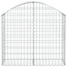 Coș gabion arcuit, 100x30x80/100 cm, fier galvanizat - WALTI WALTI