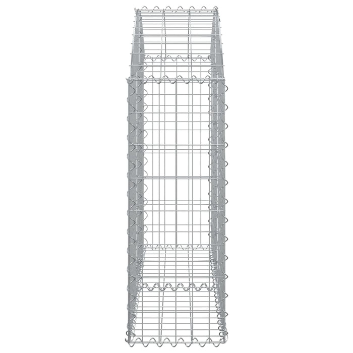 Coș gabion arcuit, 100x30x80/100 cm, fier galvanizat - WALTI WALTI