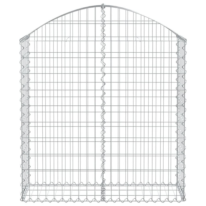 Coș gabion arcuit, 100x30x100/120 cm, fier galvanizat - WALTI WALTI