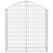 Coș gabion arcuit, 100x30x100/120 cm, fier galvanizat - WALTI WALTI