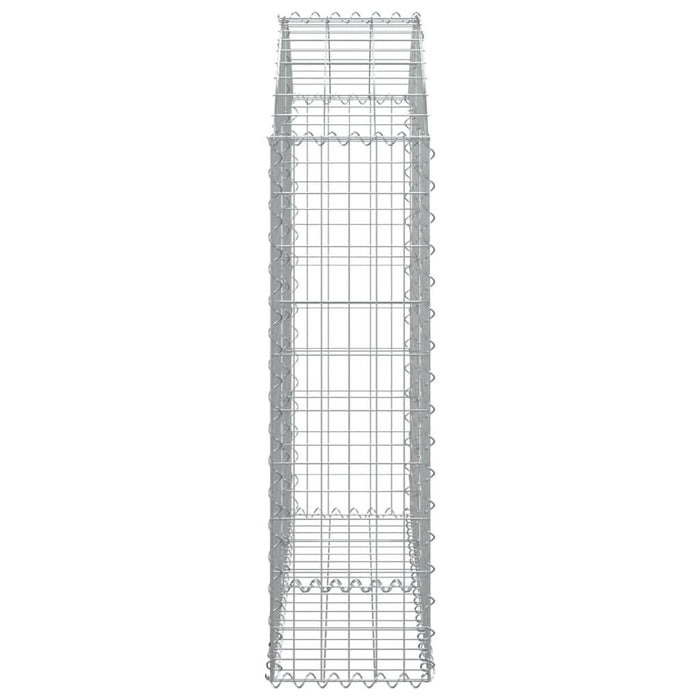 Coș gabion arcuit, 100x30x100/120 cm, fier galvanizat - WALTI WALTI