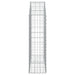 Coș gabion arcuit, 100x30x100/120 cm, fier galvanizat - WALTI WALTI