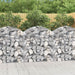 Coș gabion arcuit, 100x30x100/120 cm, fier galvanizat - WALTI WALTI