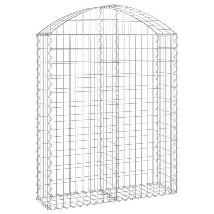 Coș gabion arcuit, 100x30x120/140 cm, fier galvanizat - WALTI WALTI