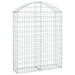 Coș gabion arcuit, 100x30x120/140 cm, fier galvanizat - WALTI WALTI