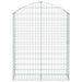 Coș gabion arcuit, 100x30x120/140 cm, fier galvanizat - WALTI WALTI