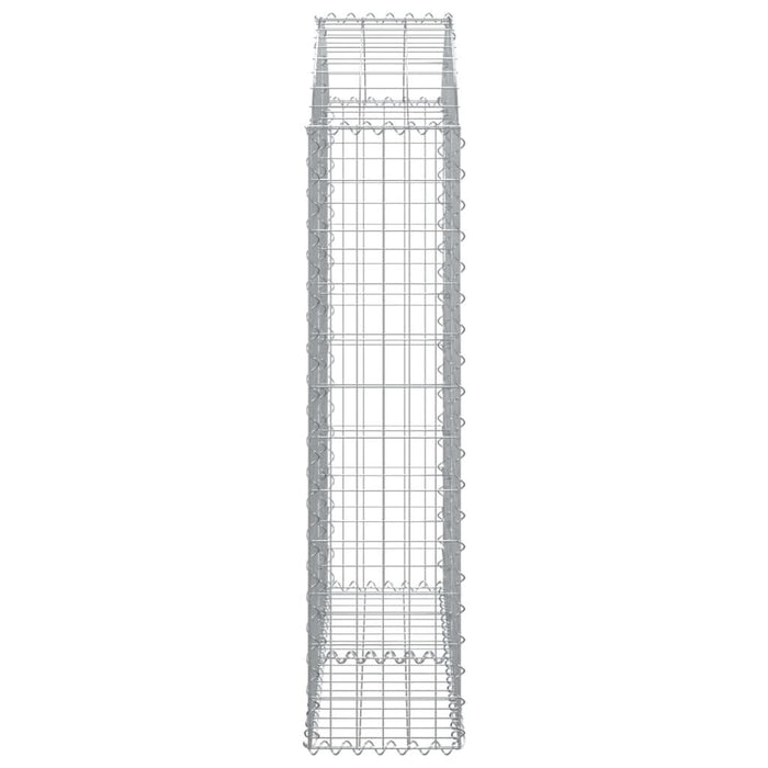 Coș gabion arcuit, 100x30x120/140 cm, fier galvanizat - WALTI WALTI