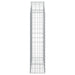 Coș gabion arcuit, 100x30x120/140 cm, fier galvanizat - WALTI WALTI