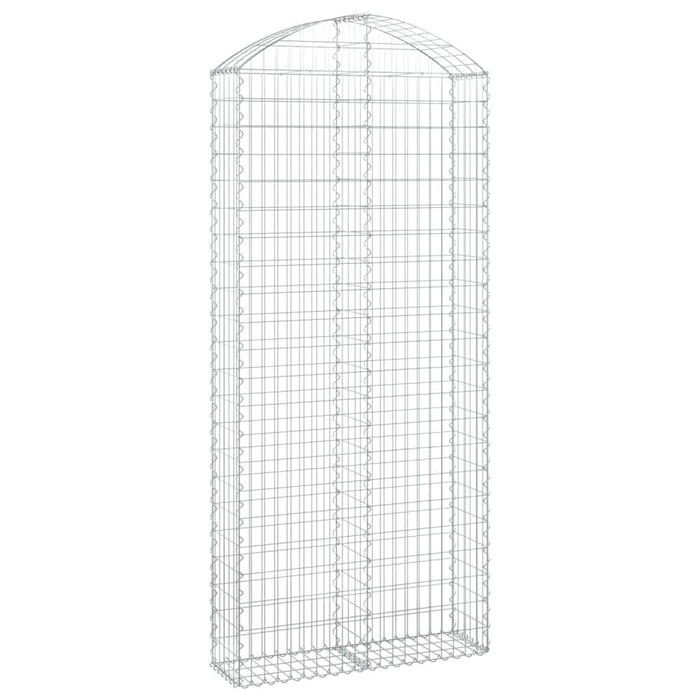 Coș gabion arcuit, 100x30x220/240 cm, fier galvanizat - WALTI WALTI